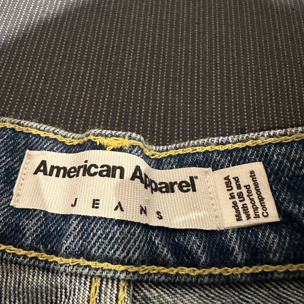 American Apparel Classic Blue Jean Shorts - Picture 4 of 5